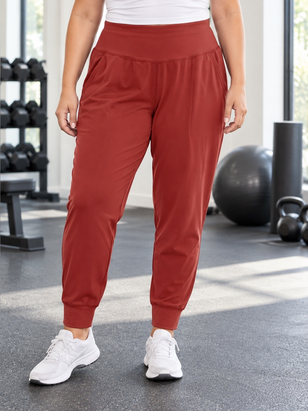 Old Navy Orange Track Athletic Jogger Pants